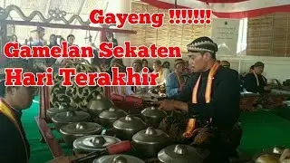 Gayeng Gamelan Sekaten Hari Terakhir Ladrang Gegot