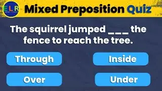 Mixed Preposition Quiz Challenge! Learn English Grammar 