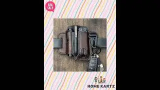 Tactical Multi Tool Belt Leather Bag - Organize & Carry Tools in Style