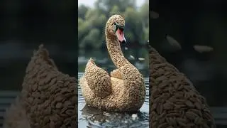 Animals + Food Grains (Swan, Deer, Cat, Tiger)