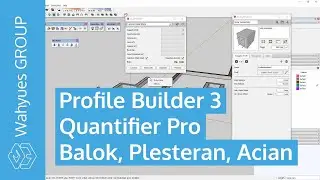 Profile Builder 3 + Quantifier Pro - Ring Balok, Plesteran dan Acian