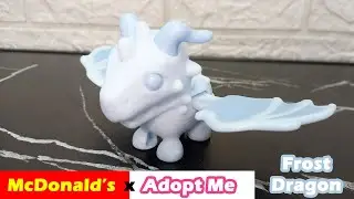 McDonald's November 2025 Happy Meal x ADOPT ME - Frost Dragon | UNBOXING #adoptme #frostdragon