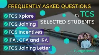 TCS IPA , CPA and IRA | TCS JOINING LETTER | TCS INCENTIVES | FAQ's REGARDING TCS JOINING.