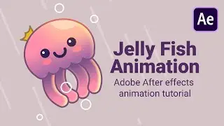 Jelly Fish - After Effects Tutorial - No Plugins