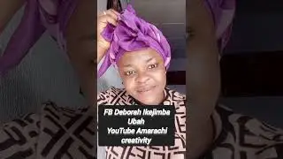 Cute Rose flower headwrap tutorial 