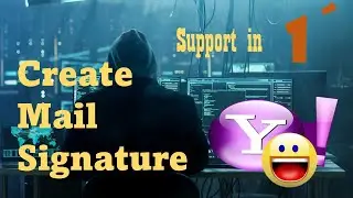 How to create signature in Yahoo mail