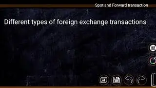 Spot Rate and Forward Rate in Foreign Exchange Transaction