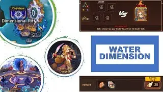 WATER Dimensional Rift! FULL AUTO TEAM!! Monster Super League