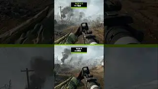 DLSS 4.5 Vs DLSS 4 in Battlefiled 6! #gaming #nvidia #dlss4 #comparison #shorts