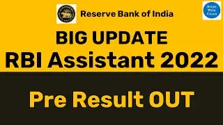 RBI Assistant 2022 Pre Result Out #rbiassistant #ibpspo #sbipo #sbija #ibpsclerk #ibpsrrb