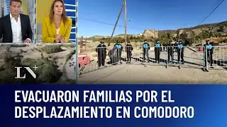 Desplazamiento en Comodoro Rivadavia: evacuaron a más de 90 familias por el riesgo de más colapsos