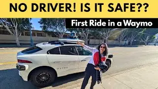 Riding a Driverless Car for the First Time 😲 | Waymo Experience in SFO | Hindi Vlog