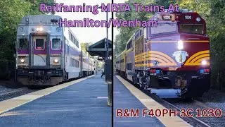Rare! F40PH-3C Boston & Maine Heritage Unit | Railfanning MBTA Trains @ Hamilton/Wenham | 9/15/2025