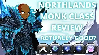 AQW Northlands Monk Class Review FrostVale Seasonal Class Soloing & Support Class