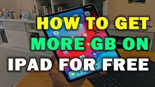 HOW TO GET MORE GB ON IPAD FOR FREE