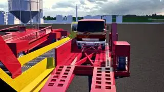 BEET UNLOADING CLEANING STOWING MACHINE