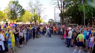 IGRY 2017 - Przejazd straży pożarnej ul. Akademicką (18.05.2017)