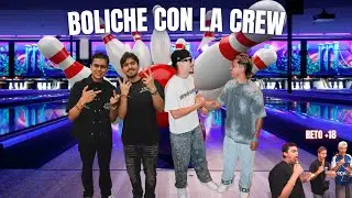 LONCHE Y LA CREW JUGANDO BOLOS🎳 CON RETO DE LA SALCHICHA😳🔥