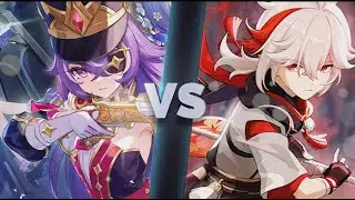 C0 40k HP Chevreuse vs C1 1k EM Kazuha - Raiden Hypercarry Team Comparison | Genshin Impact