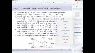Relational parametricity. Lecture 2, part 1. Defining fmap and cmap