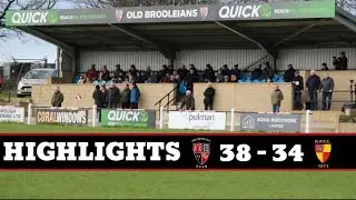 Match Highlights | Old Brodleians 38 - 34 Birkenhead Park