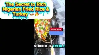 The Secret to Rich Nigerian Fried Rice & Turkey 🍛🔥