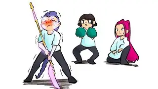 Who's The Strongest?!💪🏻KPop Demon Hunters Comic Dub