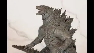 CUSTOM HIYA TOYS GODZILLA X KONG Godzilla action figure
