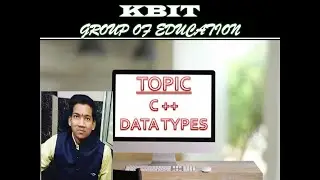 C++ DATA TYPES....by Nishant Sir...