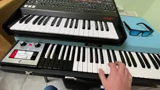 Combo organ heavan with a rare Thomas P-350 &lsquo;blue jaguar&rsquo;