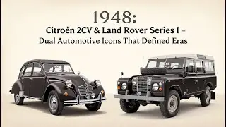 1948 | Citroën 2CV vs Land Rover Series I | The Cars That Changed Global Mobility