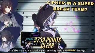 Cipher in a Super Break Team? Nuclear Ults! Cocolia AS 3739 Points Clear | Honkai: Star Rail