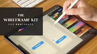The Wireframe Kit for Procreate - Quick Look