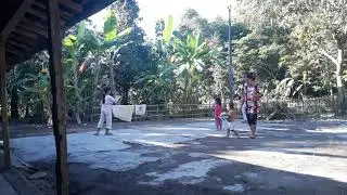 Suasana pagi hari di Desa Sedayu Pracimantoro Kabupaten Wonogiri.