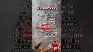 Mahomes magic 🪄 #nfl #kansascitychiefs #kcchiefs #chiefs #patrickmahomes #mahomes #quarterback