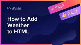 Как добавить виджет погоды в HTML код (2020)
