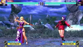 B. Jenet vs Orochi Shermie (Hardest AI) - KOF XV (PS5 4K 60FPS)