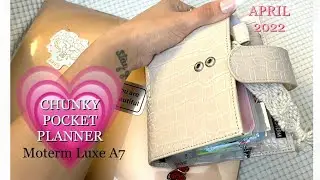 Pocket EDC Planner Flip - April 2022 Moterm A7 Luxe