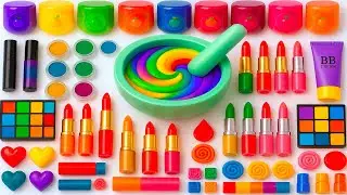 Satisfying Slime Mixing ASMR | Toothpaste, Makeup & Cosmetics | Relax & Sleep