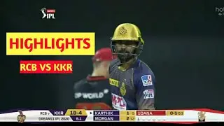 IPL 2020 RCB VS KKR FULL MATCH HIGHLIGHTS | RCB VS KKR HIGHLIGHTS 2020 | KKR VS RCB 2020 HIGHLIGHTS