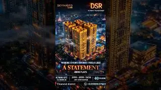 🏡 Skymarq by DSR &ndash; Ultra Luxury 4BHK Apartments 💕💕#shorts #shortsfeed #home #trendingshorts