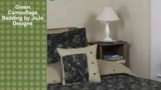 Green Camouflage Bedding by JoJo Designs