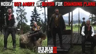 Hosea Got Angry And Gave Warning To Dutch For Changing Plans In Chapter 2 In Red Dead Redemptions 2