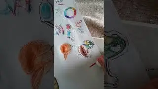 Got back from the sleepover ffom yesterday and did a color pen test :P