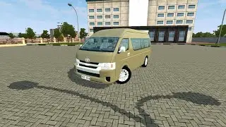 Toyota Hiace Super Grandia LXV - BUSSID Mod Review