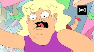 Rachel es expulsada de un bar por su borrachera | Yolo: Crystal Fantasy | Adult Swim LA