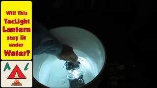 Will this TacLight Lantern resist flame and work under Water?