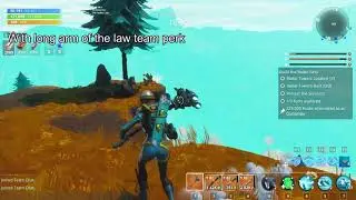 New speed trick using long arm of the law team perk in Fortnite Save The World