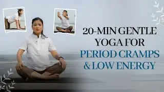 Gentle Yoga for Period Cramps & Low Energy | 20-Min Flow to Support Your Cycle
