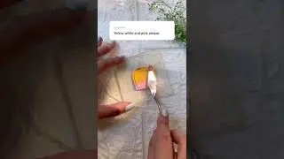 Let&rsquo;s make Warm Apricot colour #colourmixing #art #myart #artvideo